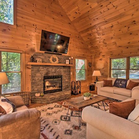 Blue Ridge Cabin Hot Tub, Fire Pit And Grill! Экстерьер фото