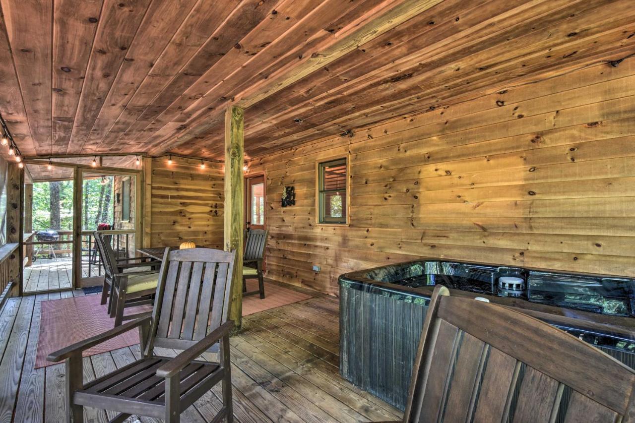 Blue Ridge Cabin Hot Tub, Fire Pit And Grill! Экстерьер фото